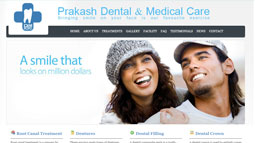 Peakash Dental Care (http://prakashdentalcare.org/) website designed by Arindam Bhowmik (arindambhowmik.com) 